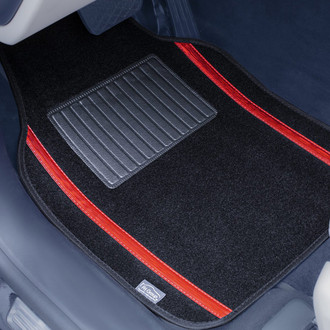 FH Group® - Galaxy13 1st & 2nd Row Red Carpet Floor Mat Set