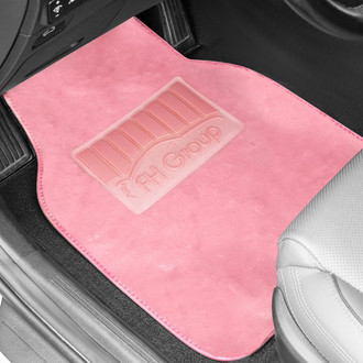 FH Group® - Doe16 1st & 2nd Row Pink Carpet Floor Mat Set