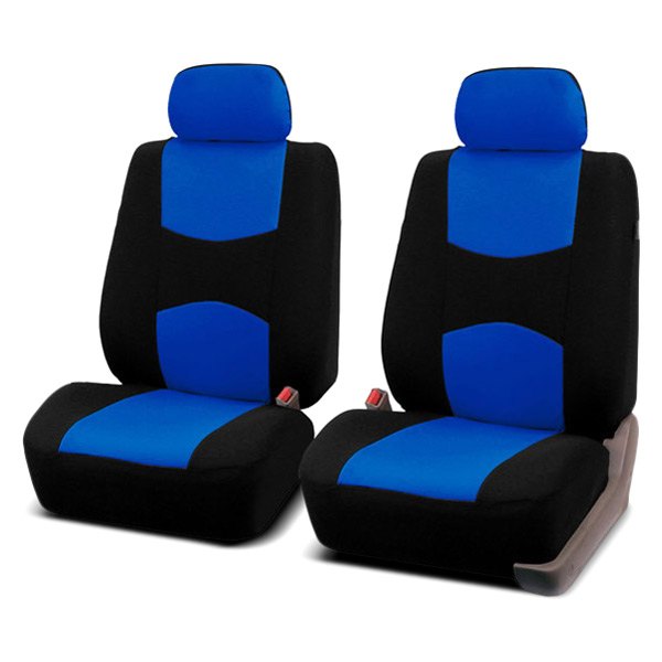  FH Group® - 1st Row Flat Cloth 1st Row Black & Blue Seat Covers