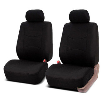 FH Group® - Multifunctional Flat Cloth 1st Row Black Seat Covers