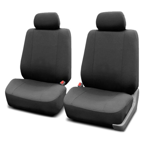  FH Group® - 1st Row Supreme Cloth 1st Row Charcoal Seat Covers