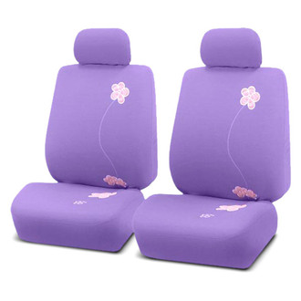 FH Group® - Floral 1st Row Purple Seat Covers