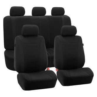 FH Group® - Cosmopolitan 1st & 2nd Row Black Seat Covers