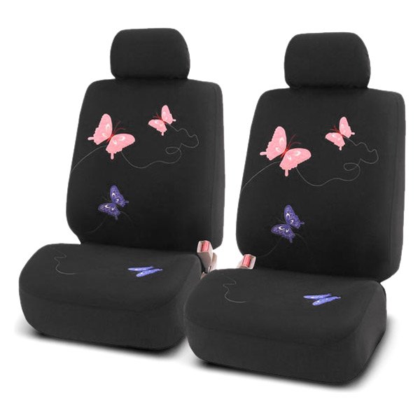  FH Group® - 1st Row Butterfly 1st Row Black Seat Covers