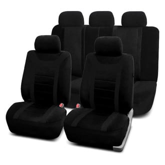 FH Group® - Sports 1st & 2nd Row Black Seat Covers