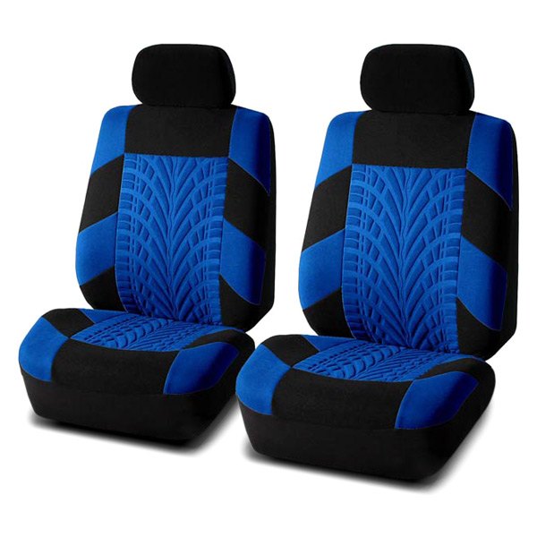  FH Group® - 1st Row Travel Master 1st Row Black & Blue Seat Covers