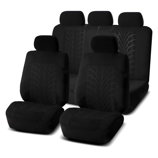  FH Group® - 1st & 2nd Row Travel Master 1st & 2nd Row Black Seat Covers