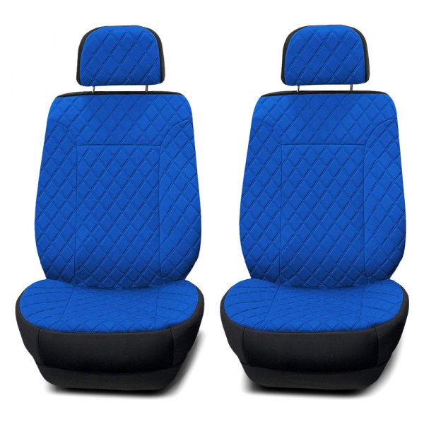  FH Group® - 1st Row Prestige79 Diamond Stitch Neosupreme 1st Row Blue Seat Covers