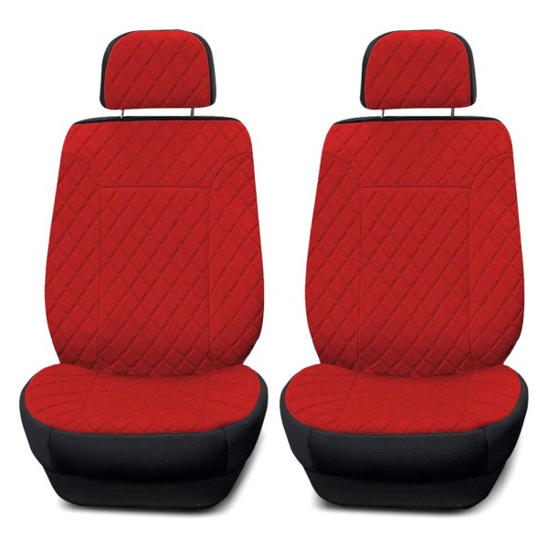  FH Group® - 1st Row Prestige79 Diamond Stitch Neosupreme 1st Row Red Seat Covers