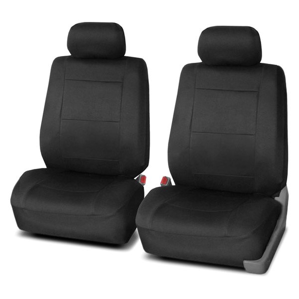  FH Group® - 1st Row Neoprene 1st Row Black Seat Covers