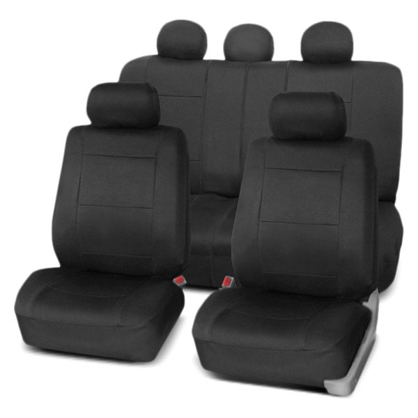  FH Group® - 1st & 2nd Row Neoprene 1st & 2nd Row Black Seat Covers