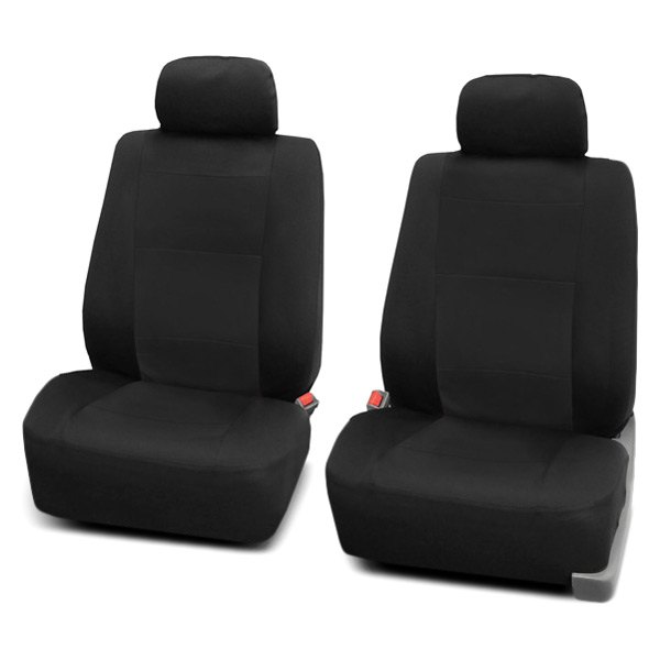  FH Group® - 1st Row Premium Waterproof 1st Row Black Seat Covers