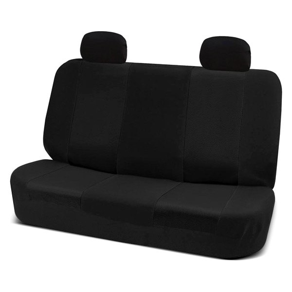  FH Group® - 2nd Row Classic Cloth 2nd Row Black Seat Covers