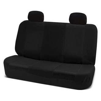 FH Group® - Classic Cloth 2nd Row Black Seat Covers