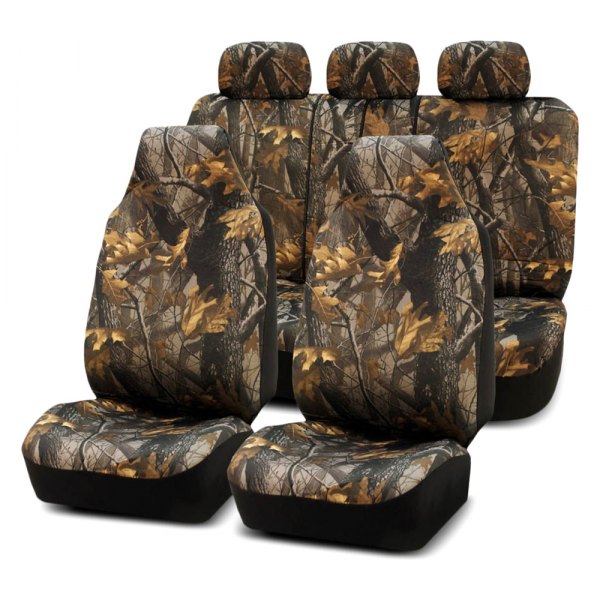  FH Group® - 1st & 2nd Row Hunting Camouflage 1st & 2nd Row Seat Covers