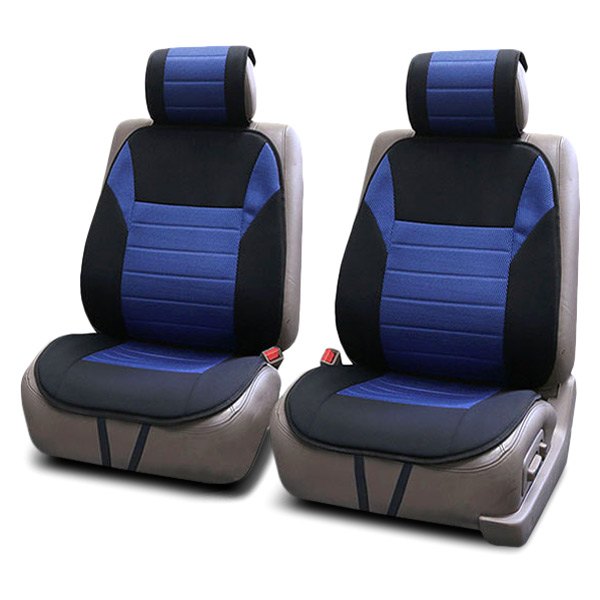  FH Group® - 1st & 2nd Row Premium 1st & 2nd Row Black & Blue Seat Cushions