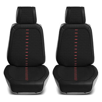 FH Group® - Colorful Ultra 1st Row Black Seat Cushions