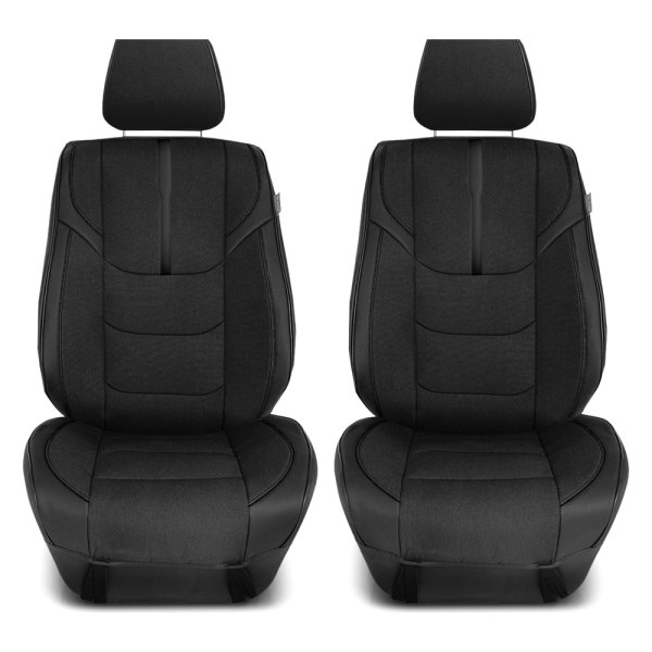  FH Group® - Ultra Sleek 1st Row Black Seat Cushions