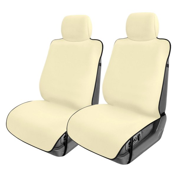  FH Group® - Beige Faux Leather 1st Row Beige Seat Protectors