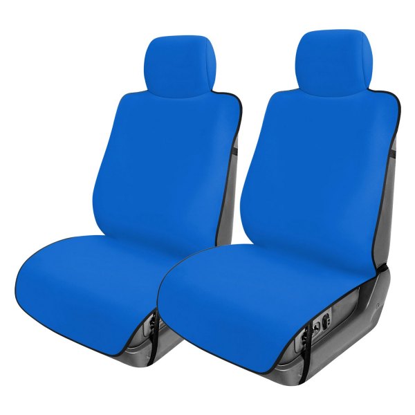  FH Group® - Blue Faux Leather 1st Row Blue Seat Protectors