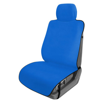FH Group® - Faux Leather 1st Row Blue Seat Protector