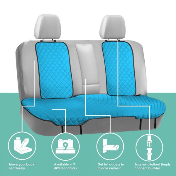  FH Group® - 2nd Row Neosupreme 2nd Row Aqua Seat Protectors
