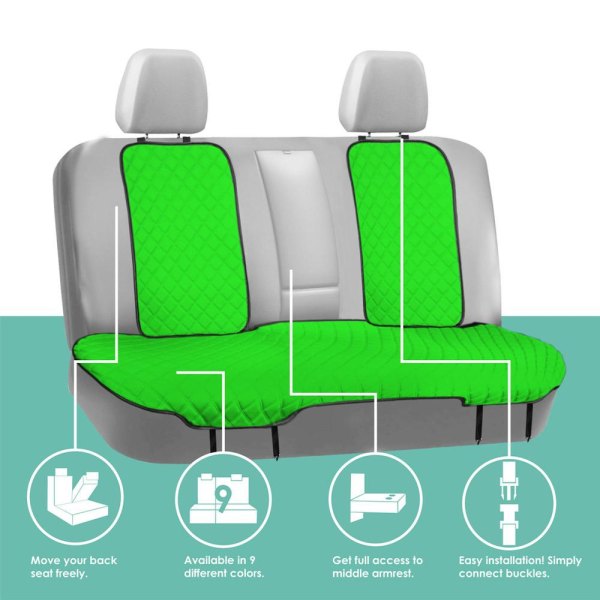  FH Group® - 2nd Row Neosupreme 2nd Row Green Seat Protectors