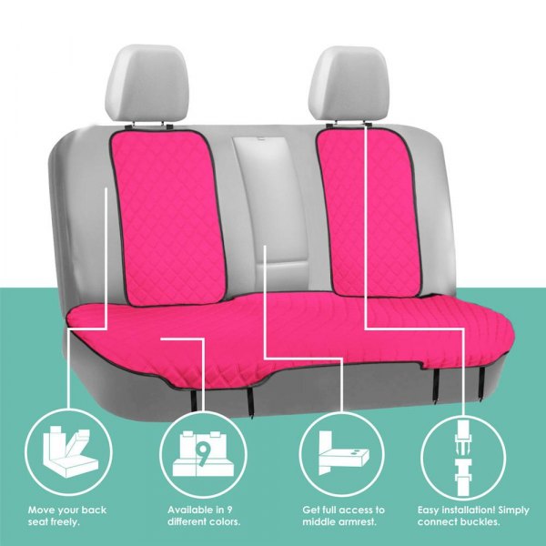 FH Group® - 2nd Row Neosupreme 2nd Row Pink Seat Protectors