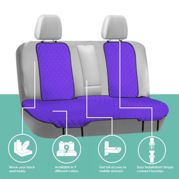  FH Group® - 2nd Row Neosupreme 2nd Row Purple Seat Protectors