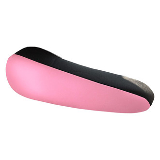 FH Group® - Flat Cloth Fabric Black & Pink Armrest Covers