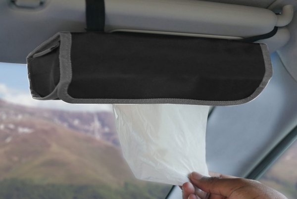 FH Group® - Gray Car Visor Tissue Holder