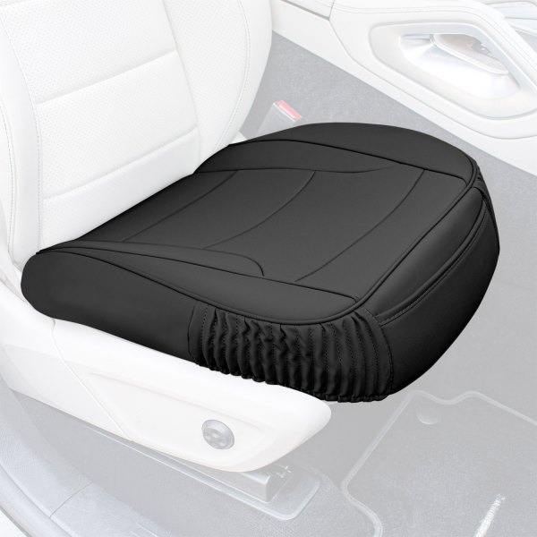  FH Group® - Faux Leather 1st Row Black Seat Cushion Pad