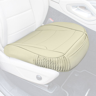 FH Group® - Faux Leather 1st Row Beige Seat Cushion Pads