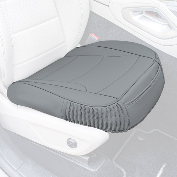  FH Group® - Faux Leather 1st Row Gray Seat Cushion Pad