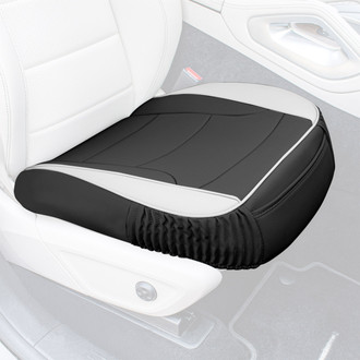 FH Group® - Faux Leather 1st Row Black & White Seat Cushion Pads