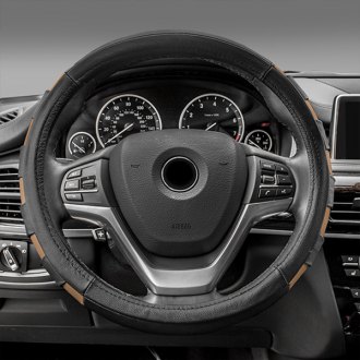 ProElite Black Lace-On Steering Wheel Cover