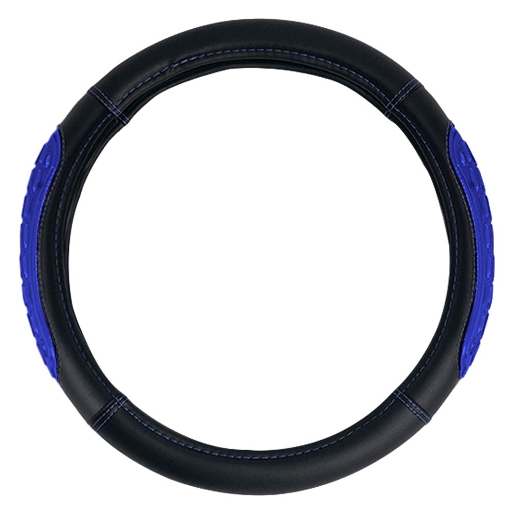 FORD FAUX LEATHER BLUE STEERING WHEEL COVER