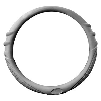 FH Group® - Silicone Gray Steering Wheel Cover with Grip Marks