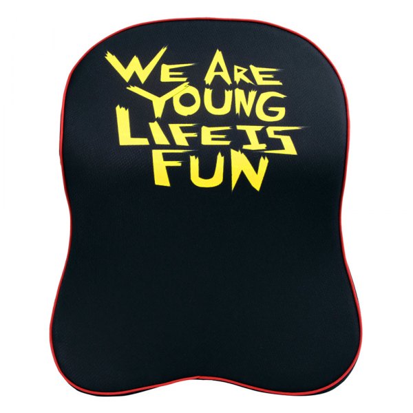 FH Group® - We Are Young Life Is Fun™ Headrest Cushion with Memory Foam, Black
