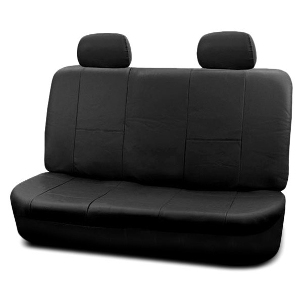  FH Group® - 2nd Row PU Leather 2nd Row Black Seat Covers