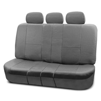 FH Group® - Premium PU Leather 2nd Row Gray Seat Covers