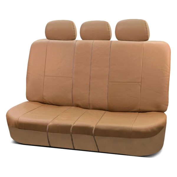  FH Group® - 2nd Row Premium PU Leather 2nd Row Tan Seat Covers