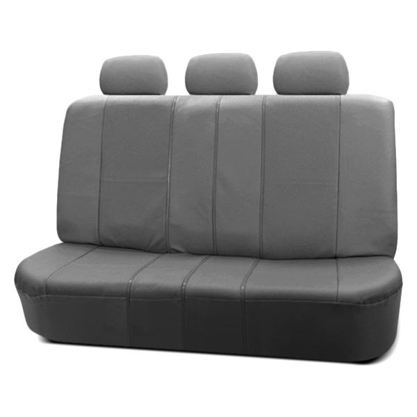  FH Group® - 2nd Row Deluxe Leatherette 2nd Row Gray Seat Covers