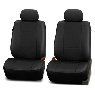 FH Group® - Deluxe Leatherette 1st Row Black Seat Covers
