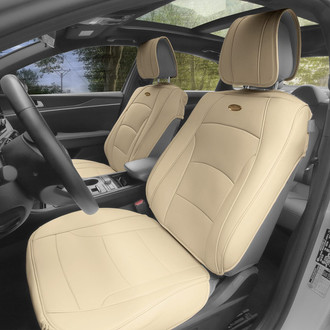 FH Group® - Ultra Comfort Deluxe Leatherette 1st Row Beige Seat Cushions