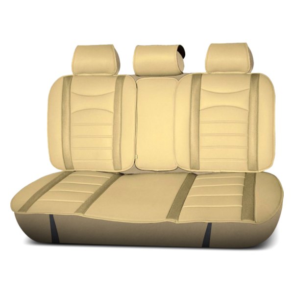  FH Group® - 2nd Row NeoBlend Leatherette 2nd Row Tan Seat Cushions