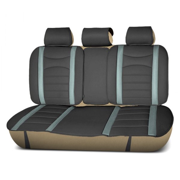  FH Group® - 2nd Row NeoBlend Leatherette 2nd Row Black Seat Cushions