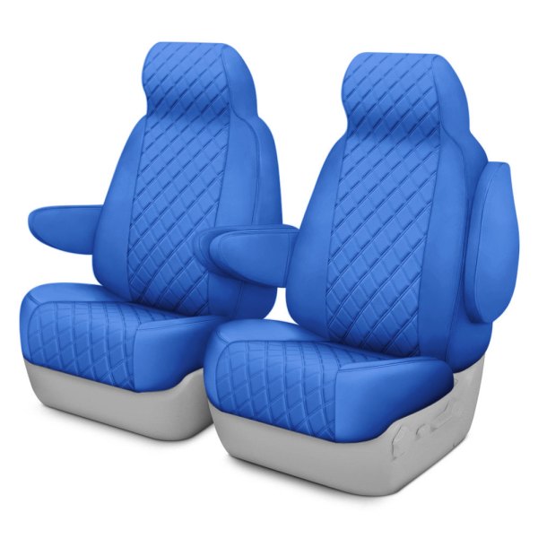  FH Group® - 1st Row Blue Neoprene 1st Row Blue Custom Seat Covers