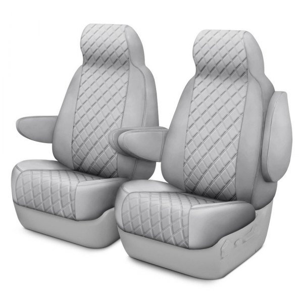  FH Group® - 1st Row Gray Neoprene 1st Row Gray Custom Seat Covers