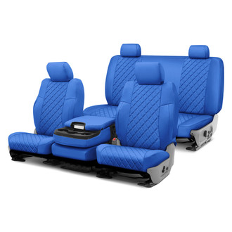 FH Group® - Neoprene 1st & 2nd Row Blue Custom Seat Covers